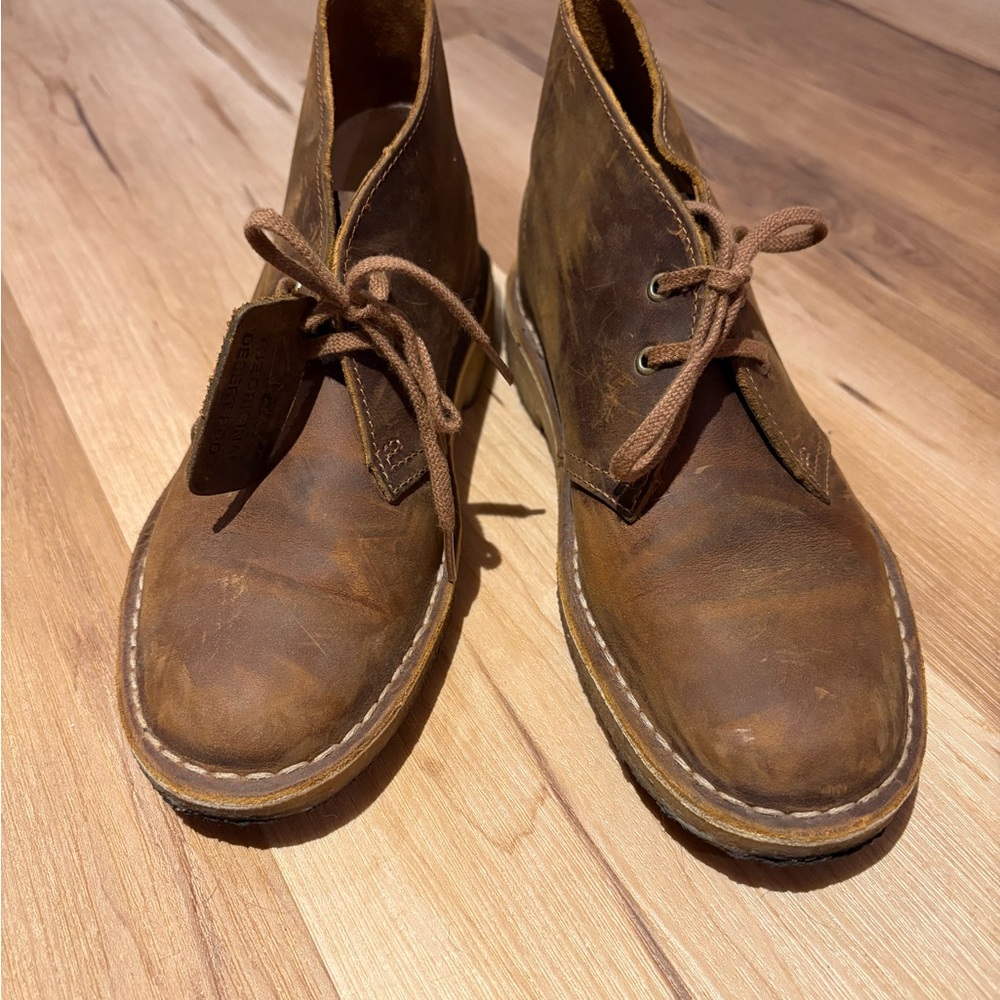 Brown Clarks Dessert Boot